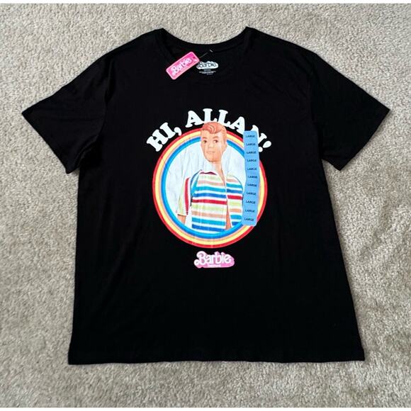 Licensed Ladies Ken T-Shirt Tee Black Women’s Size Large L New NWTs - Picture 1 of 7